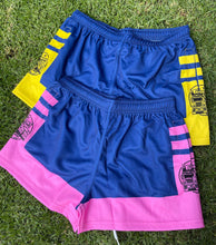 Load image into Gallery viewer, TERRITORY TIME STOCK CRATE FOOTY SHORTS - Blue &amp; Yellow
