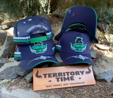 Load image into Gallery viewer, **ONLY 6 LEFT IN STOCK** TERRITORY TIME CLASSIC &quot;Navy &amp; Green&quot; HAT
